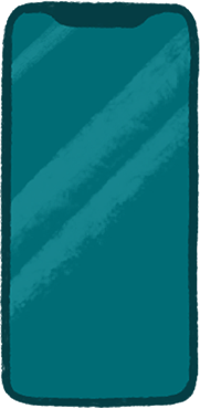 Na mesma ilustração, surgem símbolos do VoiceOver.