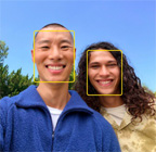 Center Stage pour les photos en cours d’utilisation, les visages des personnes sont mis en évidence