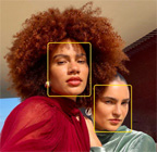 Center Stage pour les photos en cours d’utilisation, les visages des personnes sont mis en évidence