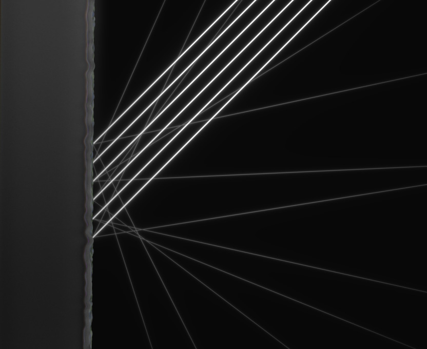 Lorsque les rayons lumineux frappent un écran nano-texturé, les reflets sont réduits, ce qui contribue à éliminer les sources de distraction tout en assurant une expérience visuelle de grande qualité